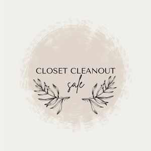 Closet Cleanout Sale Poster
